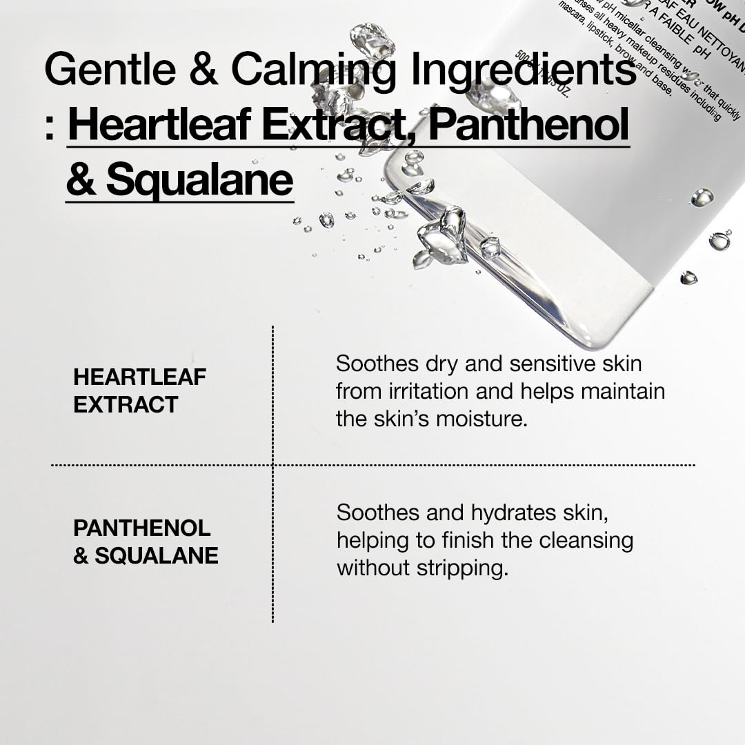 ANUA Heartleaf 87 Low pH Deep Cleansing Water 500g