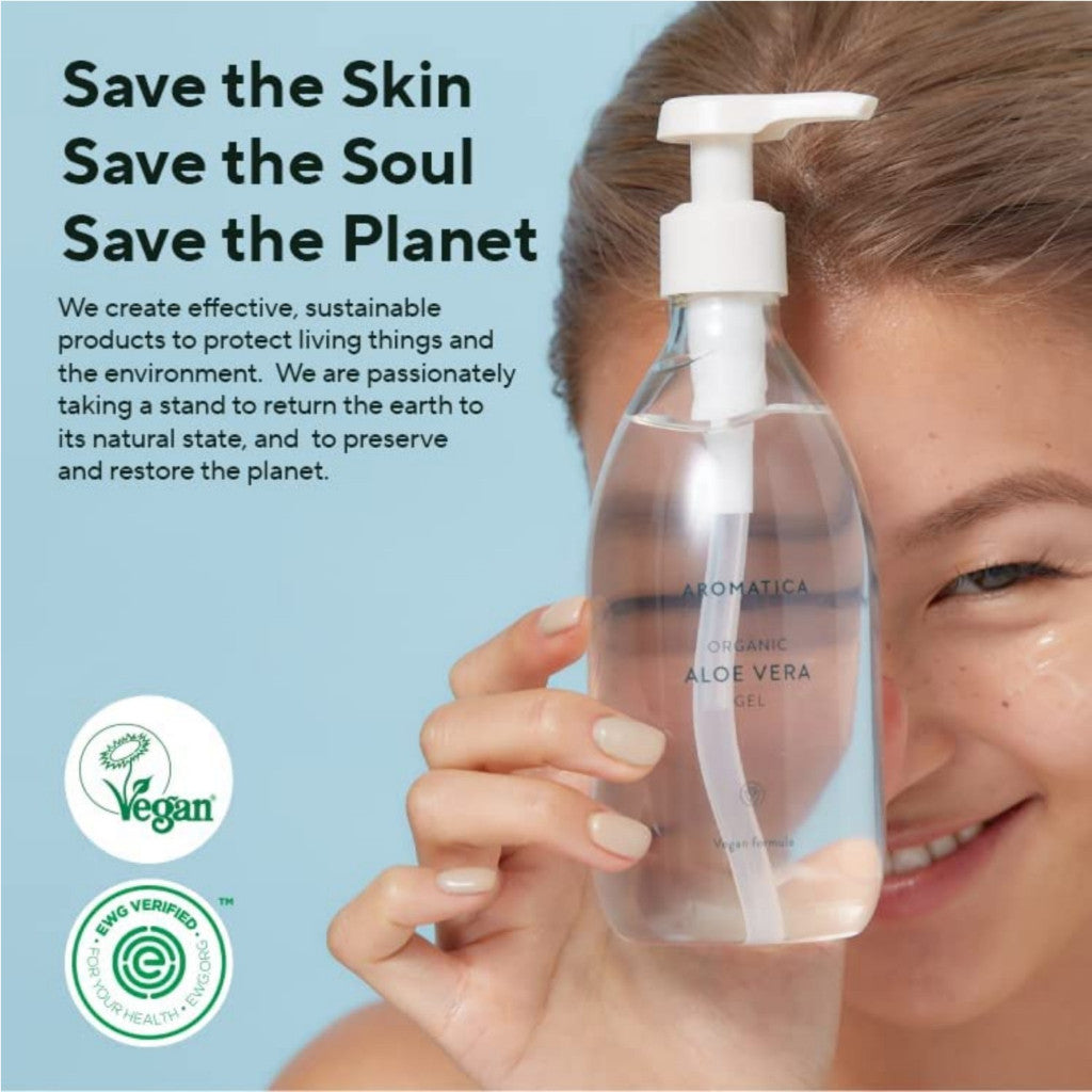 AROMATICA Organic Soothing Aloe Vera Gel 300ml