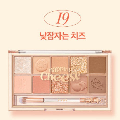 CLIO Pro Eye Shadow Palette Matte #19 Napping cheese, #20 Lazy Soft paw