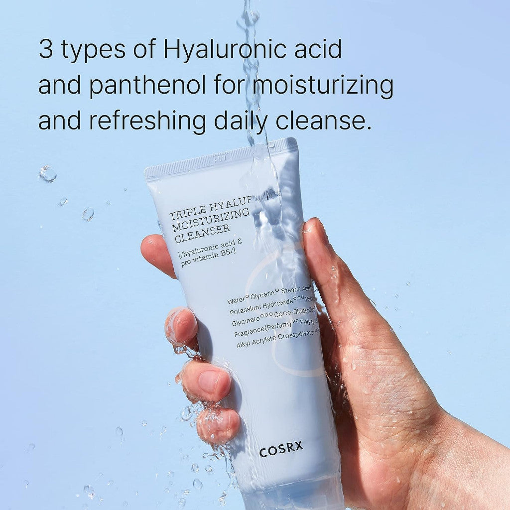 COSRX Hydrium Triple Hyaluronic Moisturizing Cleanser 150ml
