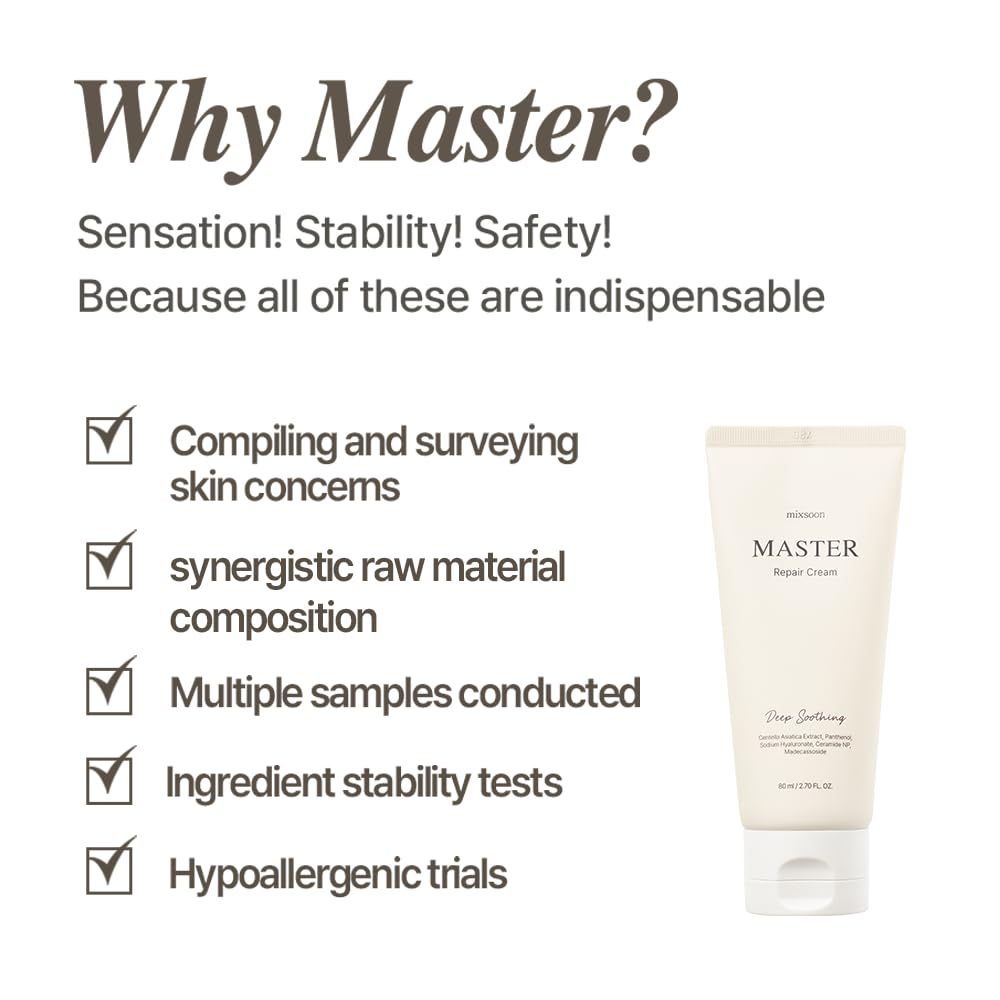 mixsoon Master Repair Cream Deep Soothing 80ml