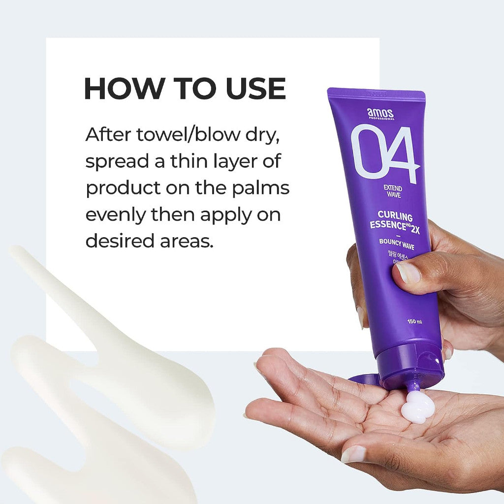 AMOS PROFESSIONAL Curling Essence 2X 150ml