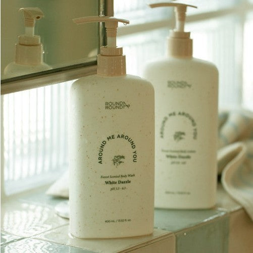 Round Around FOREST SCENTED Body Wash (white dazzle) 400ml