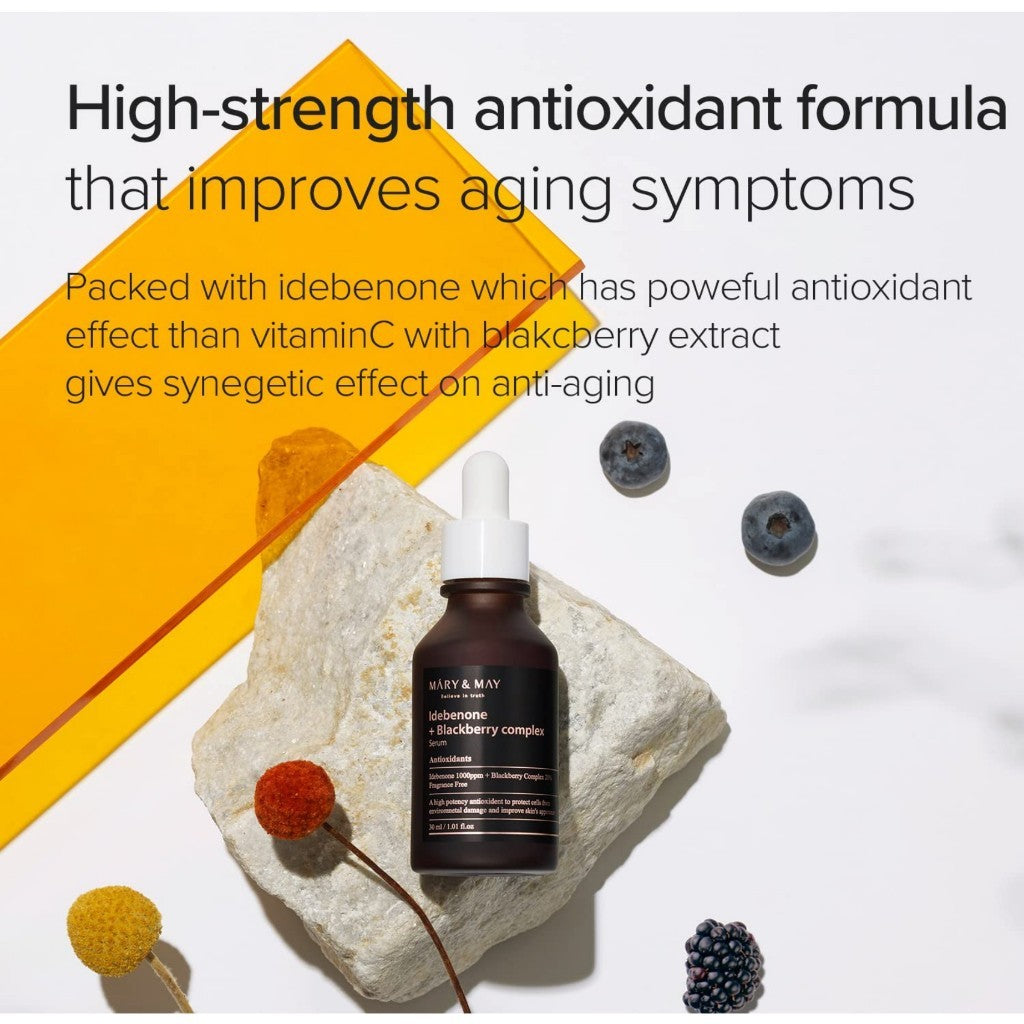 MARY&MAY Idebenone Blackberry Complex Serum 30ml