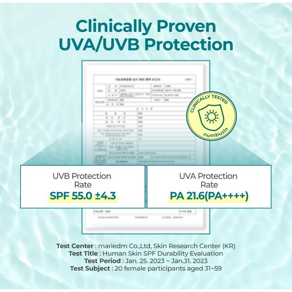 Numbuzin No.1 Clear Filter Sun Essence 50ml 1.69 fl oz *No Box*