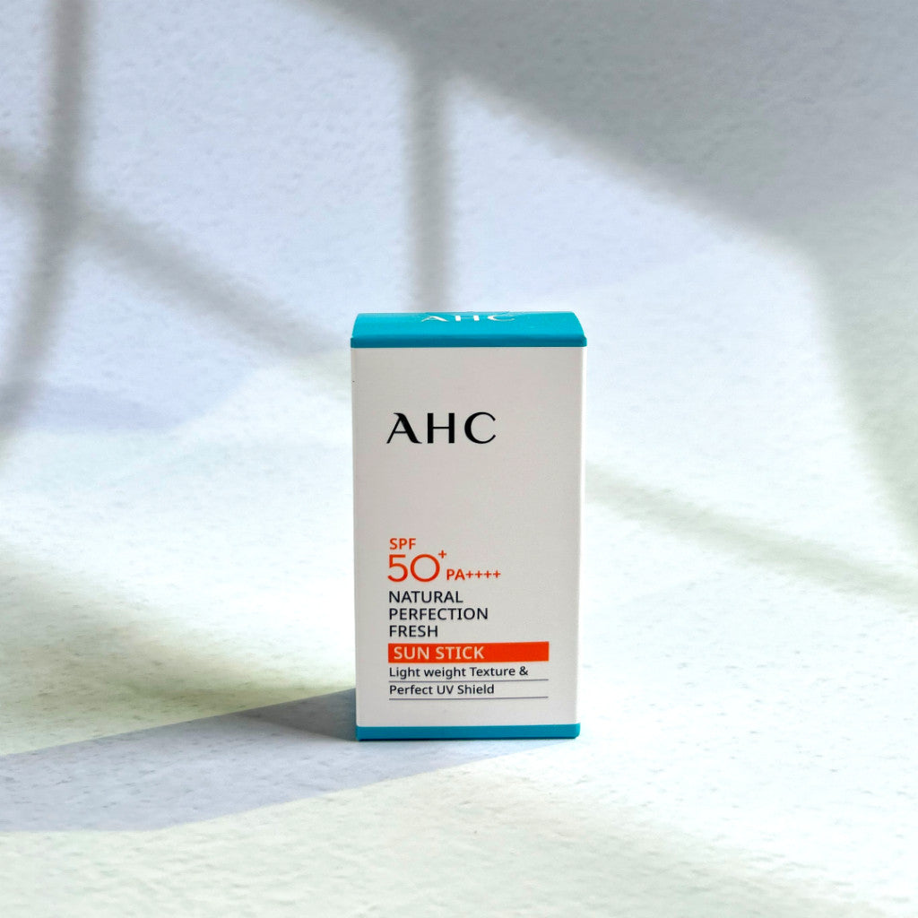 AHC Natural Perfection Double Shield Sun Stick SPF50+ PA++++, Natural Perfection Fresh Sun Stick SPF50+ PA++++, Korean Beauty UV Protect