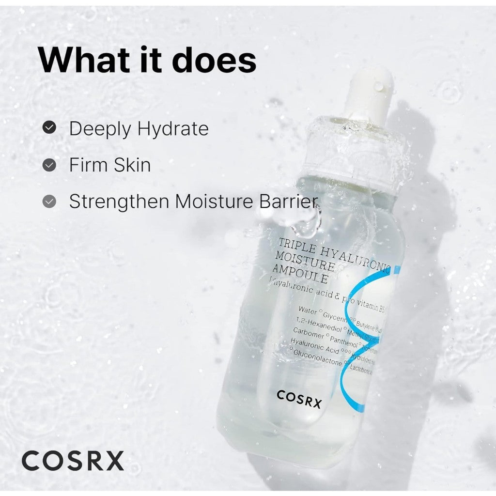 COSRX Hydrium Triple Hyaluronic Moisture Ampoule, 40ml