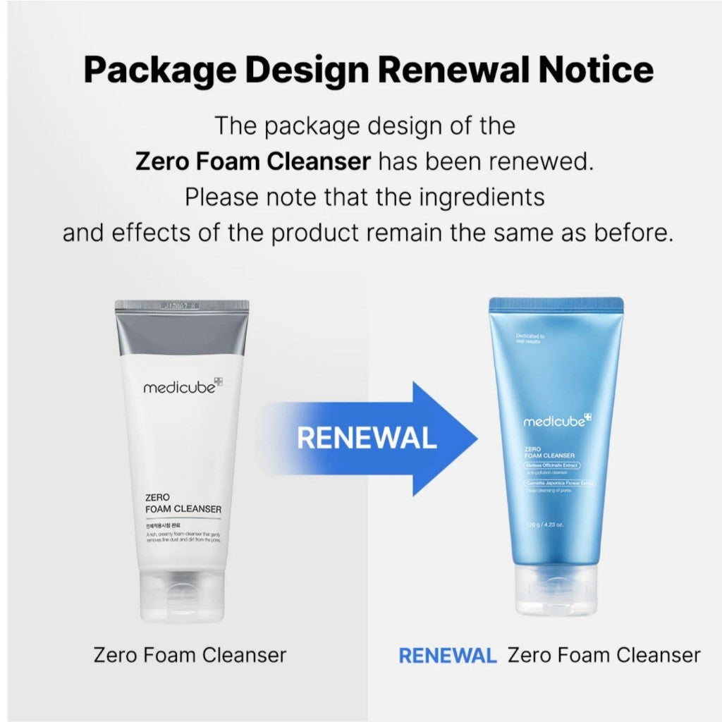 MEDICUBE Zero Foam Cleanser 120ml