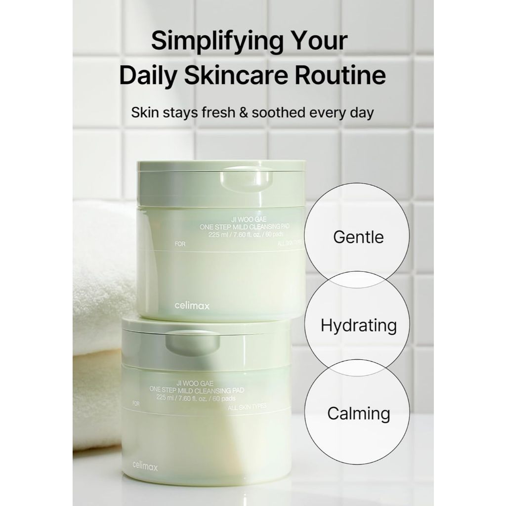 CELIMAX Ji.Woo.Gae One Step Mild Cleansing Pad 60 Pads