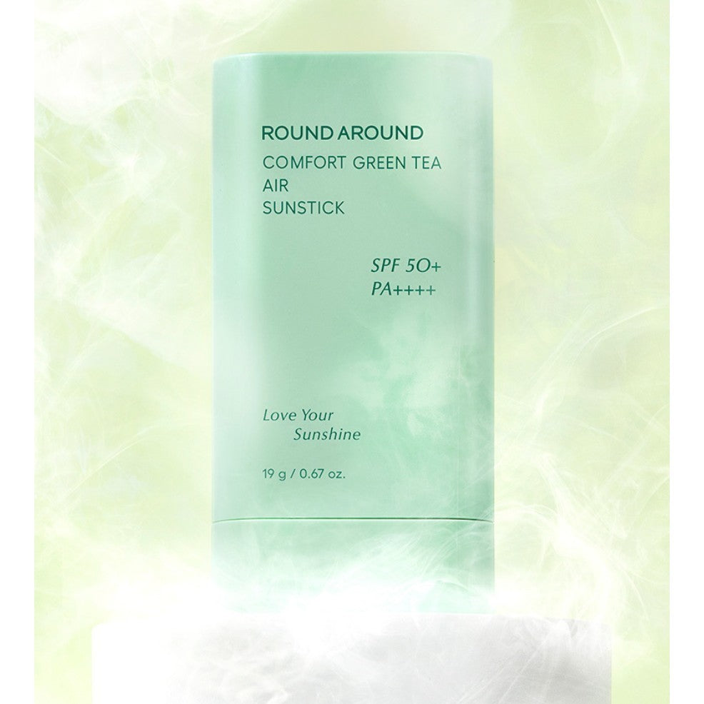 ROUND AROUND Comfort Green Tea Air Sun Stick 19g
