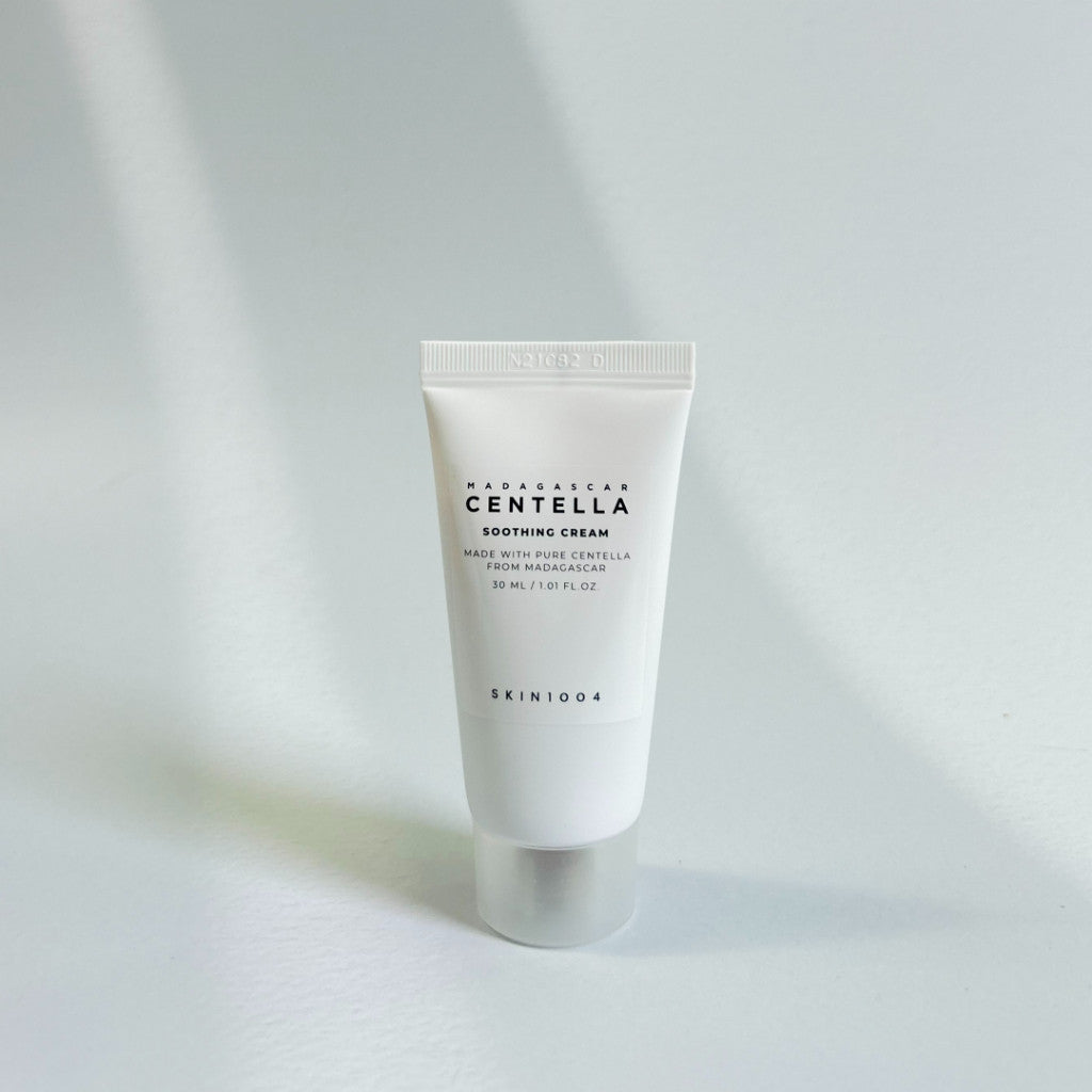 SKIN1004 Madagascar Centella Travel Kit │ Ampoule Foam 20ml + Toning Toner 30ml + Ampoule 30ml + Soothing Cream 30ml + Cleansing Oil 30ml