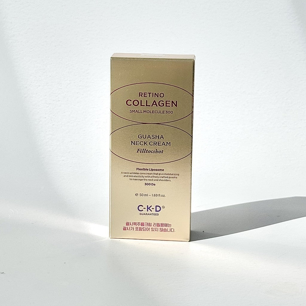 CKD Retino Collagen Small Molecule 300 Guasha Neck Cream Fill Tocshot 50ml