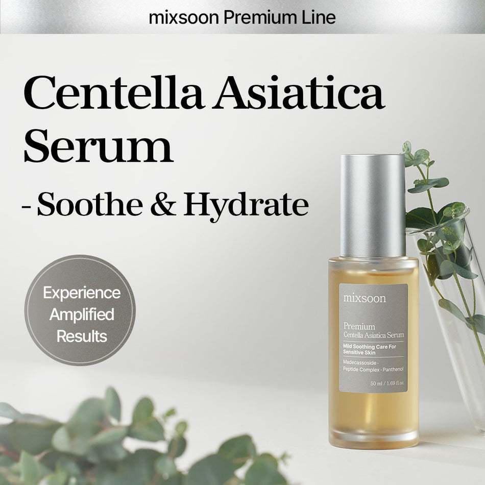 mixsoon Premium Serum 50ml (3 Types) │ Galactomyces / Bifida / Centella Asiatica
