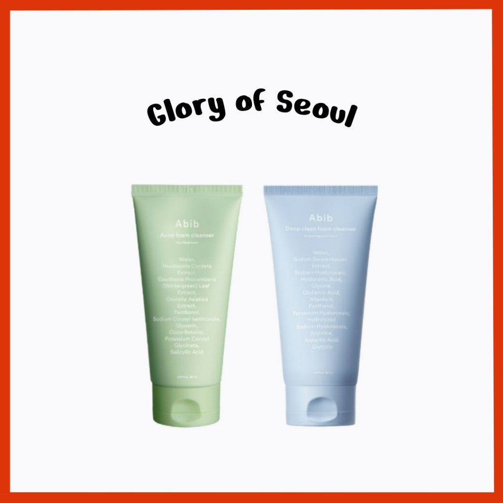 Abib Foam Cleanser 150ml (2 Types) | (Acne / Deep Clean Foam)