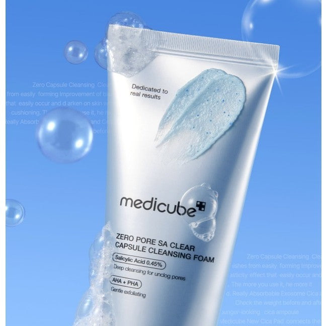 MEDICUBE Zero Pore SA Clear Capsule Cleansing Foam 120g