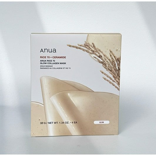 ANUA Rice 70 Glow Collagen Mask (2 Options)