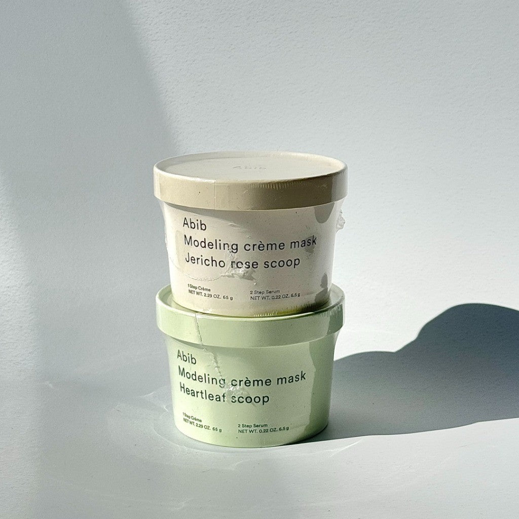 Abib Modeling Cream Mask (2 Types) | Heartleaf Scoop / Jericho Rose Scoop