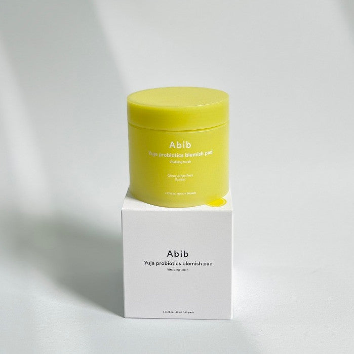 Abib Yuja Probiotics Blemish Pad Vitalizing Touch 60 Pads 140ml