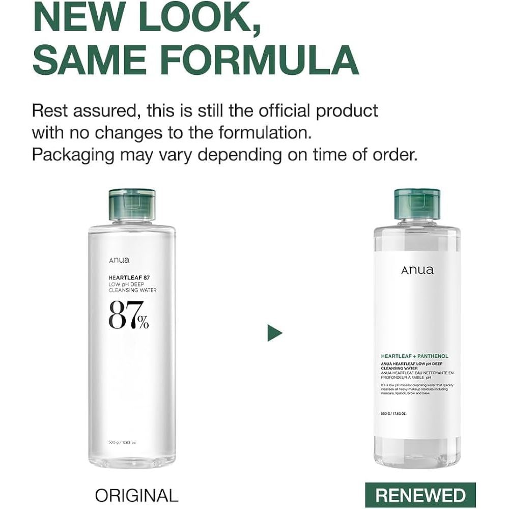 ANUA Heartleaf 87 Low pH Deep Cleansing Water 500g
