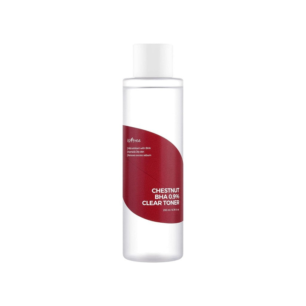 ISNTREE Chestnut BHA 0.9% Clear Toner 200ml / 6.76 fl.oz | Mild exfoliant with BHA