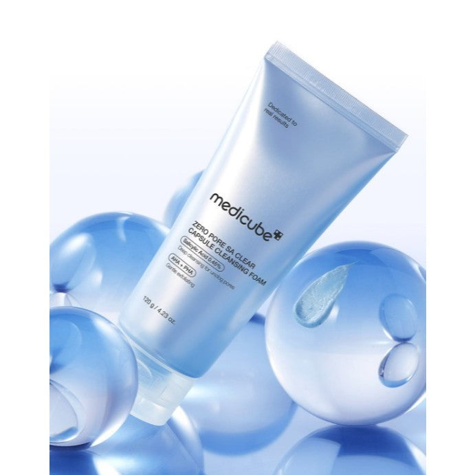 MEDICUBE Zero Pore SA Clear Capsule Cleansing Foam 120g