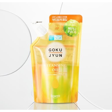 ROHTO Hadalabo Gokujun Cleansing Oil 200ml / Refill