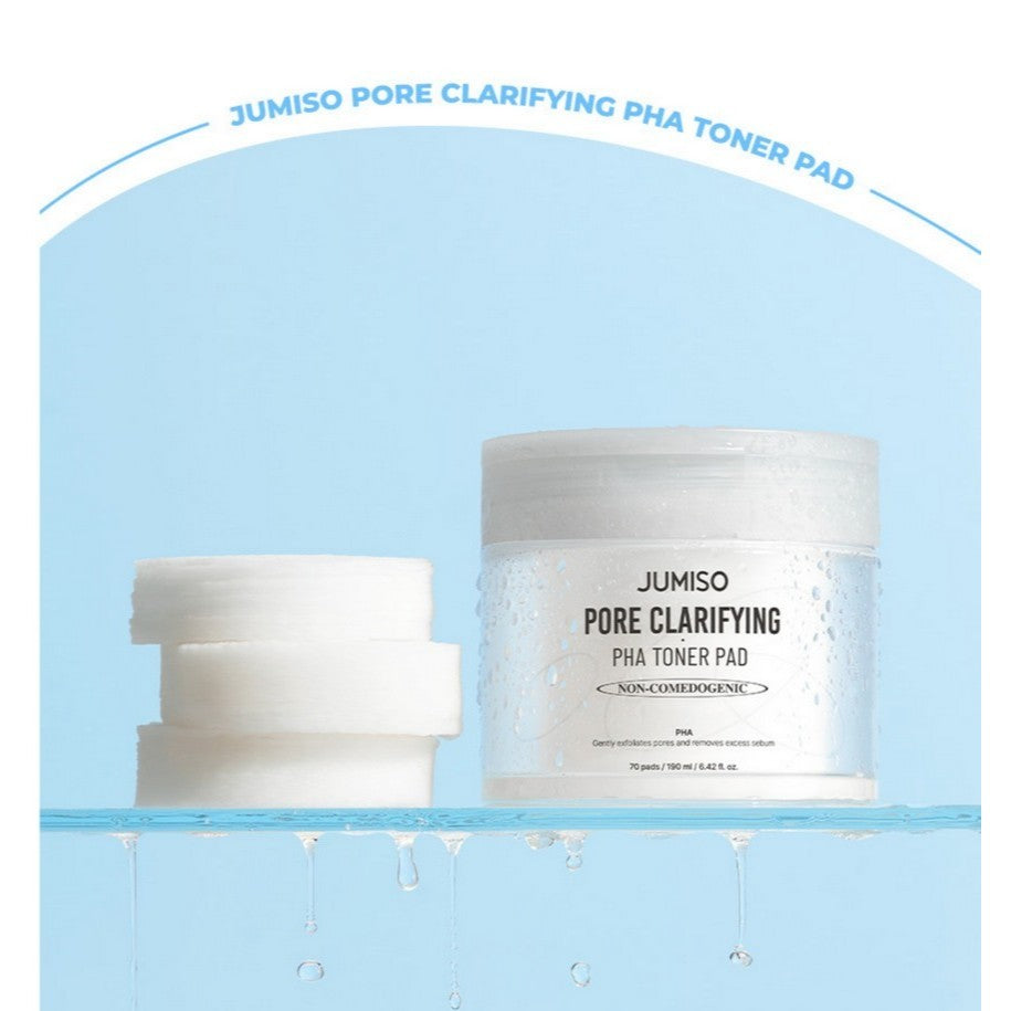 JUMISO Pore Clarifying PHA Toner Pads 70 Pads 190ml