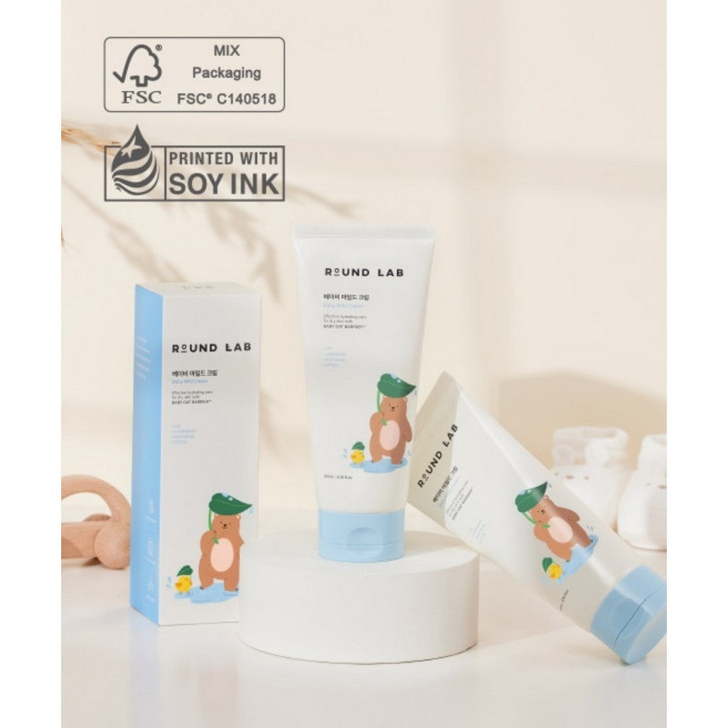 ROUND LAB Baby Mild Cream, 200mL