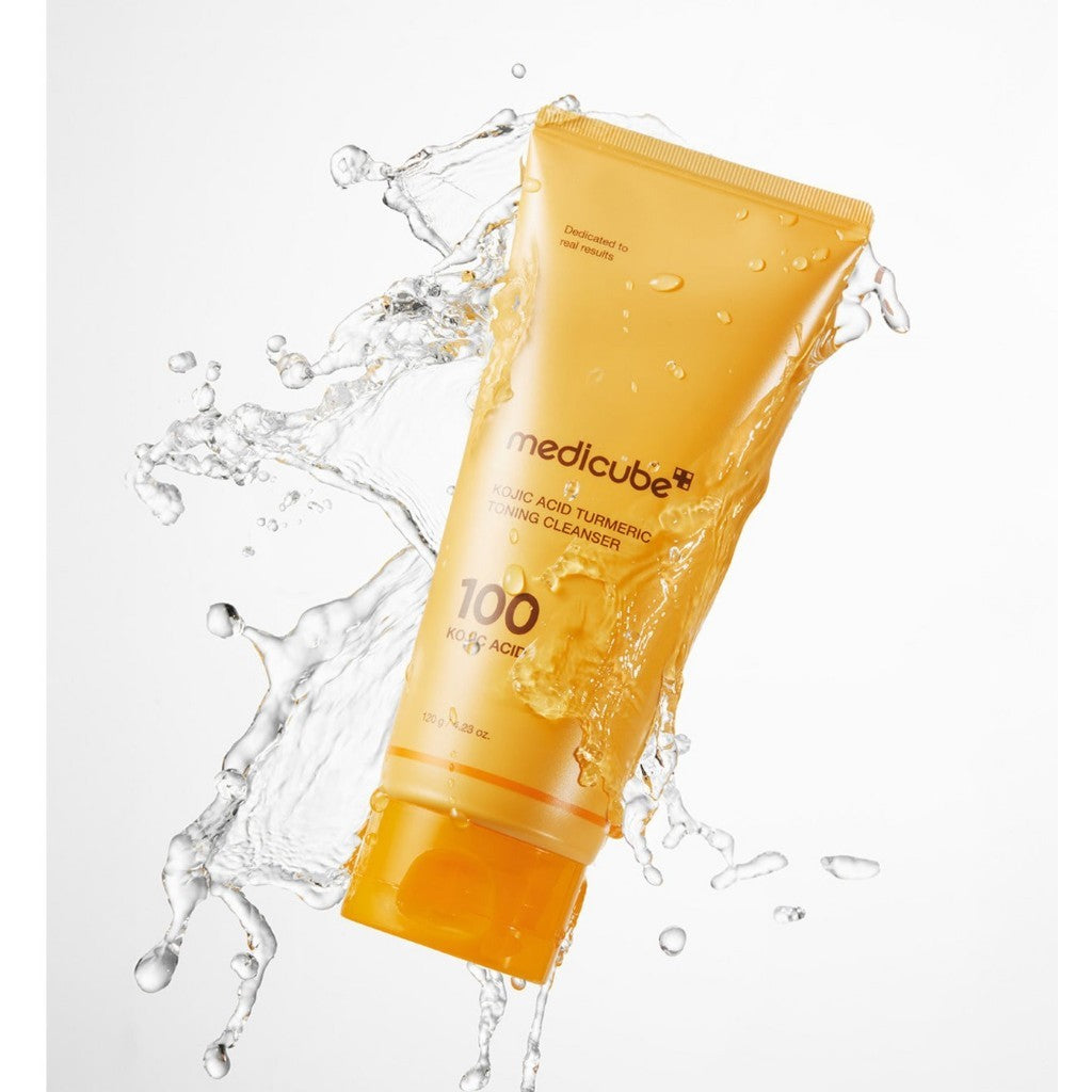 MEDICUBE Kojic Acid Turmeric Toning Cleanser 120g