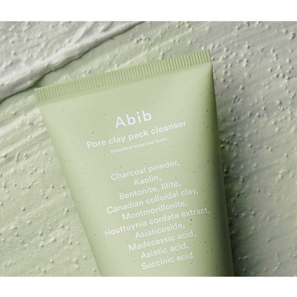 Abib Pore Clay Pack Cleanser Heartleaf Charcoal Foam 120ml