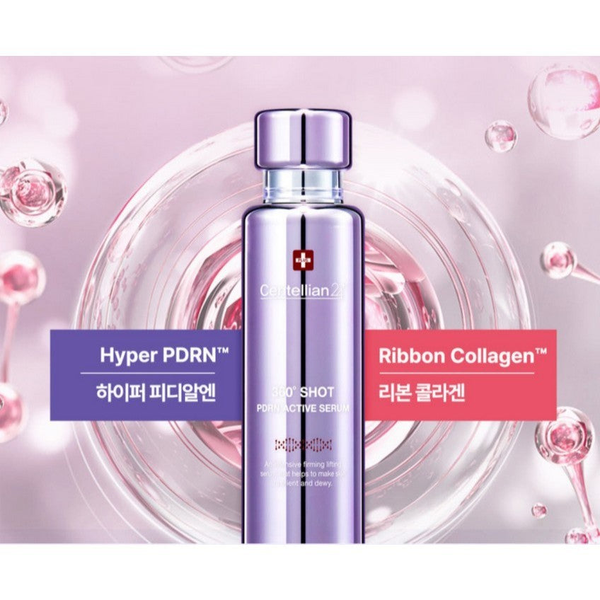 CENTELLIAN 24 360º shot PDRN Active Serum, 50mL | Korean Skin Care, Intensive Firming Lifting Serum