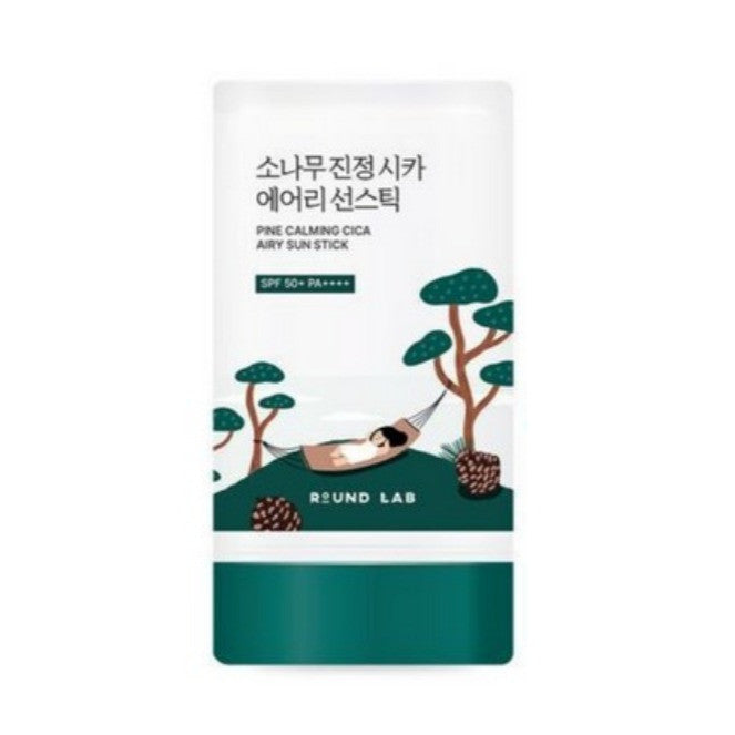 Round Lab Birch Juice Moisturizing / Pine Calming Cica Airy Sun Stick, 19g (2 Types) | SPF 50+ PA++++