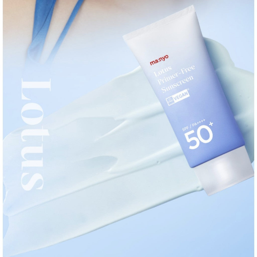 ma:nyo Lotus Primer-Free Sunscreen SPF50+ PA++++ 50ml
