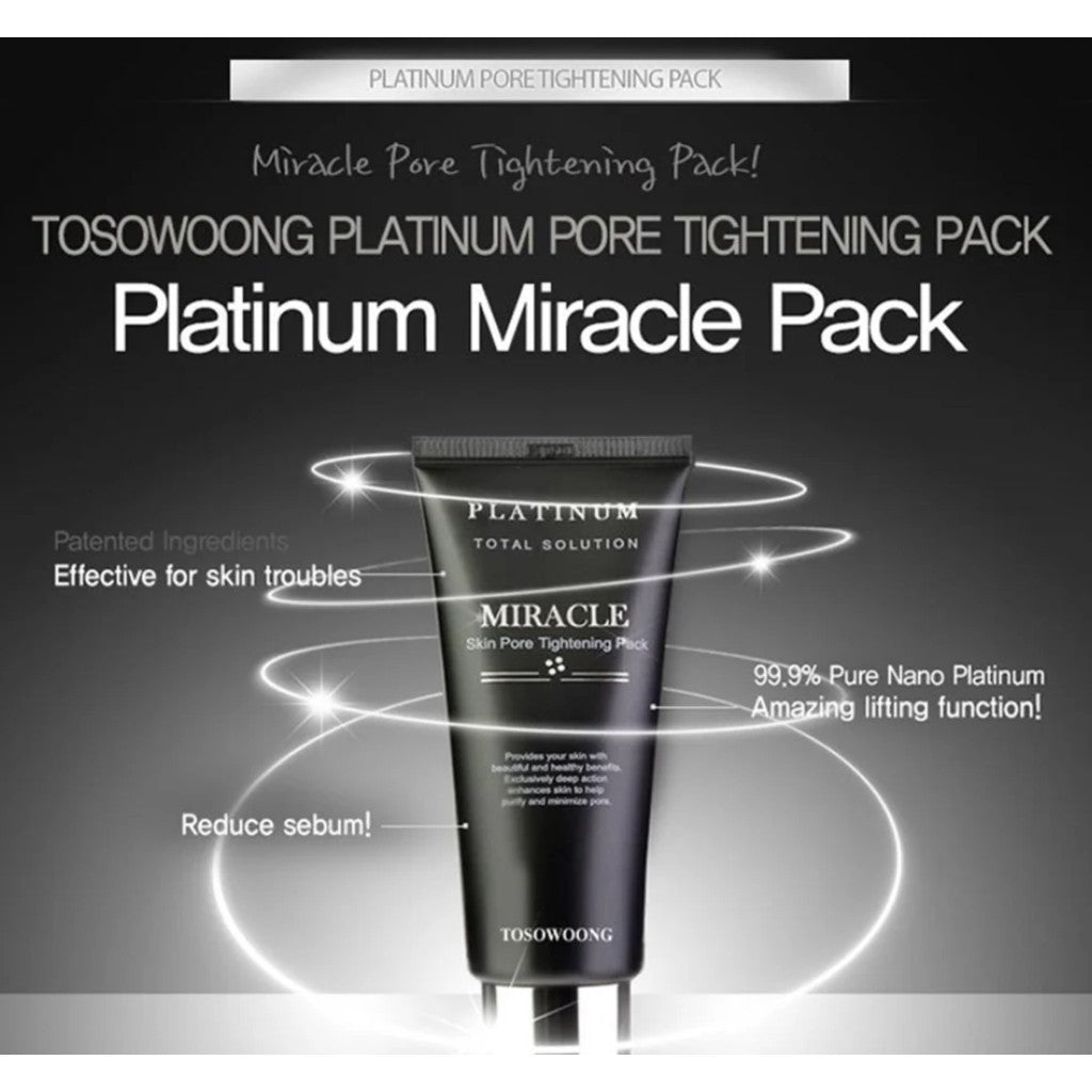 TOSOWOONG Platinum Miracle Pore Tightening Pack, 150mL