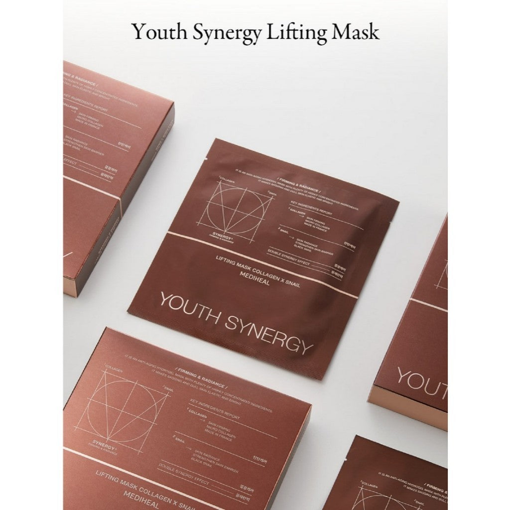 MEDIHEAL Youth Synergy Lifting Mask Collagen Snail (1 Sheet)