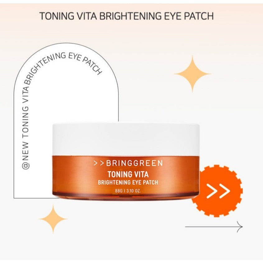 BRING GREEN Toning Vita Eye Patch 60pcs