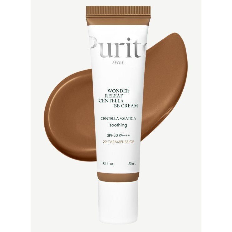 PURITO Wonder Releaf Centella BB Cream SPF30 PA+++ 30ml (6 Colors)