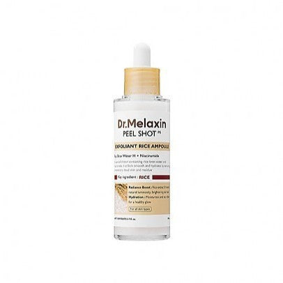 Dr.melaxin Peel Shot Exfoliating Ampoule 80ml 2type(White Rice, Black Rice)