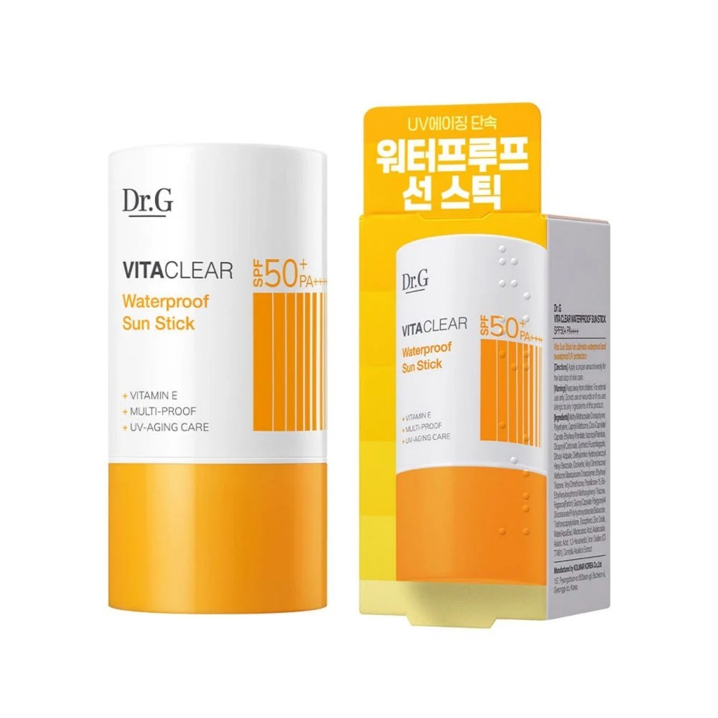 Dr.G VITA CLEAR SUN SERUM, 50mL / WATER PROOF SUNSTICK, 21g (SPF50+/PA++++)