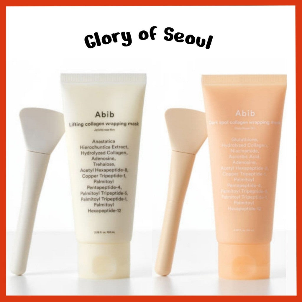 Abib Lifting / Dark spot Collagen Wrapping Mask 100ml (2 Types) | Jericho Rose Film / Glutathione Film