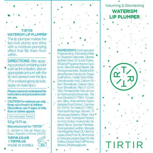 TIRTIR Waterism Lip Plumper 3.3g