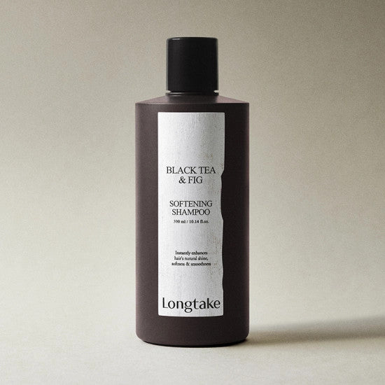 Longtake Shampoo 300ml (3 Types)│ Sandal Wood / Black Tea & Fig / Basil & Vetiver