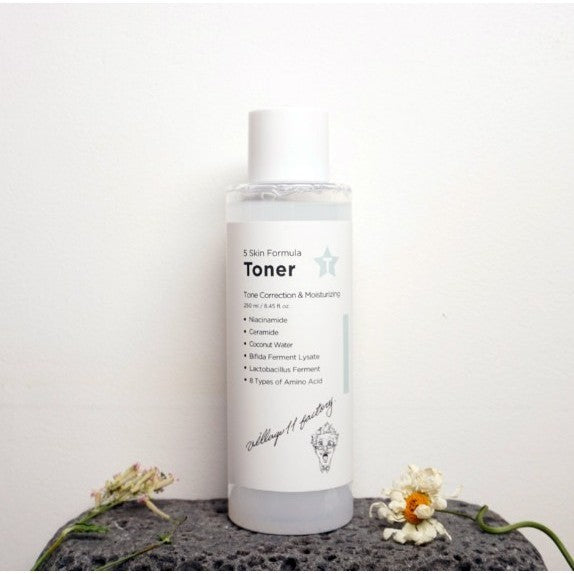 VILLAGE 11 FACTORY Alphabet Formula Toner 5 types 250ml