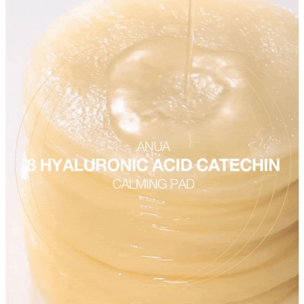 ANUA 8 Hyaluronic Acid Catechin Calming Pad 110 Pads 185ml