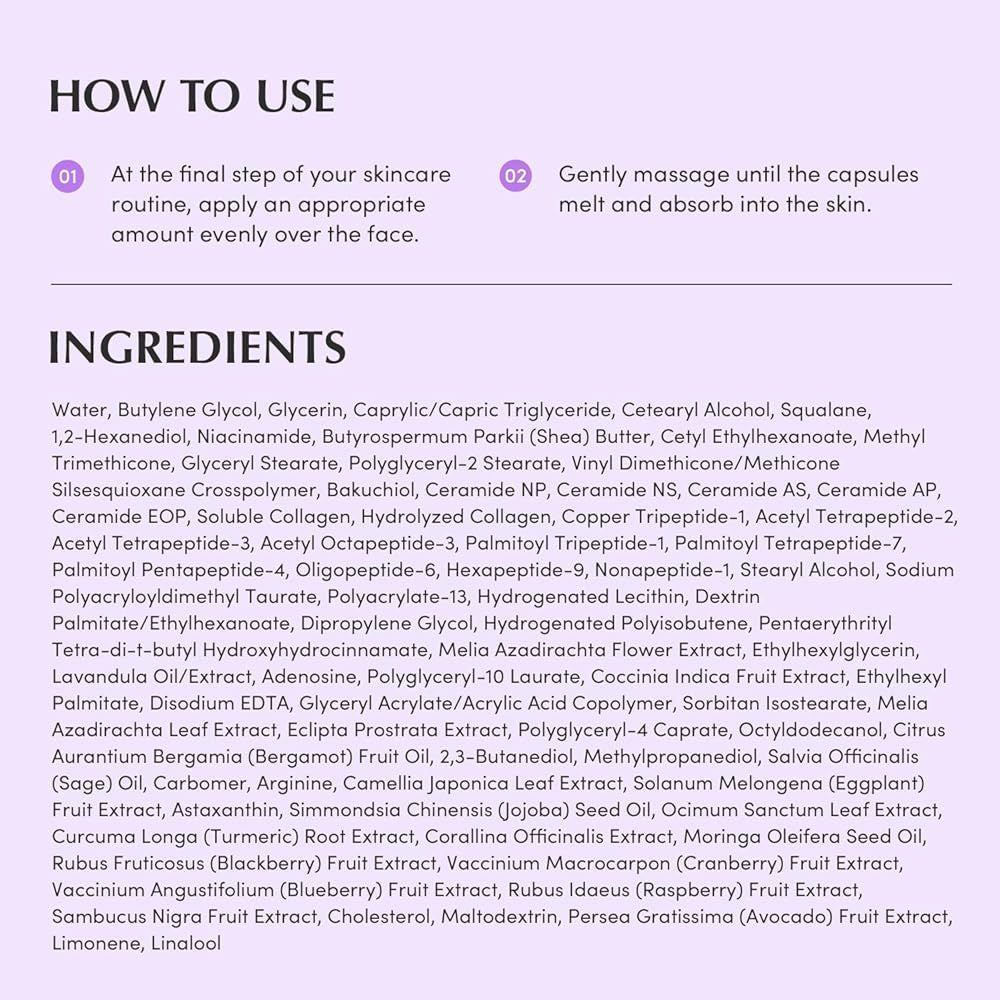 EQQUALBERRY Bakuchiol Plumping Capsule Cream, 50ml