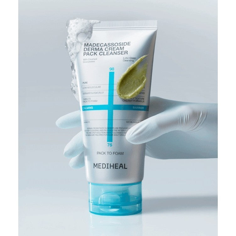 MEDIHEAL Madecassoside Derma Cream Pack Cleanser 120ml