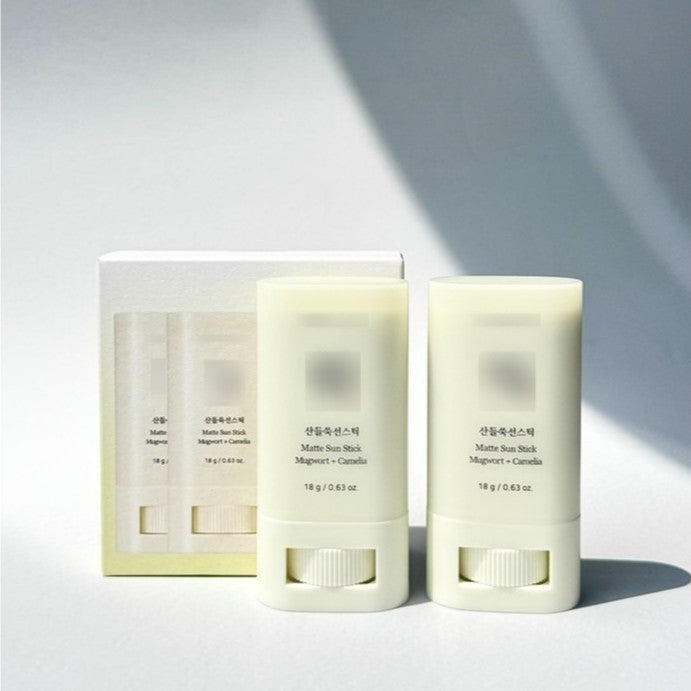 Matte Sun Stick : Mugwort+Camelia 18g / 2 Options