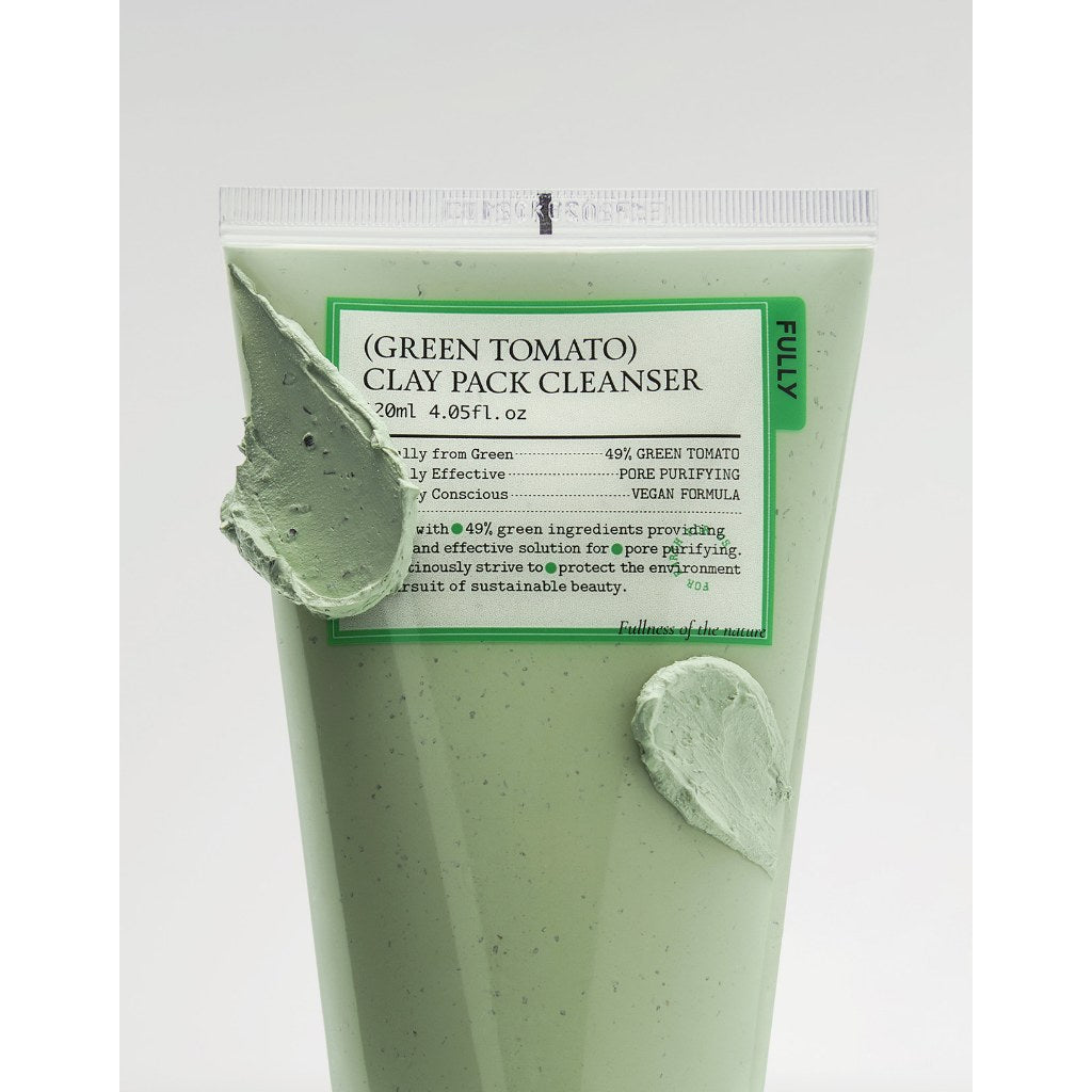 Fully Green Tomato Clay Mask Cleanser 30ml, 120ml