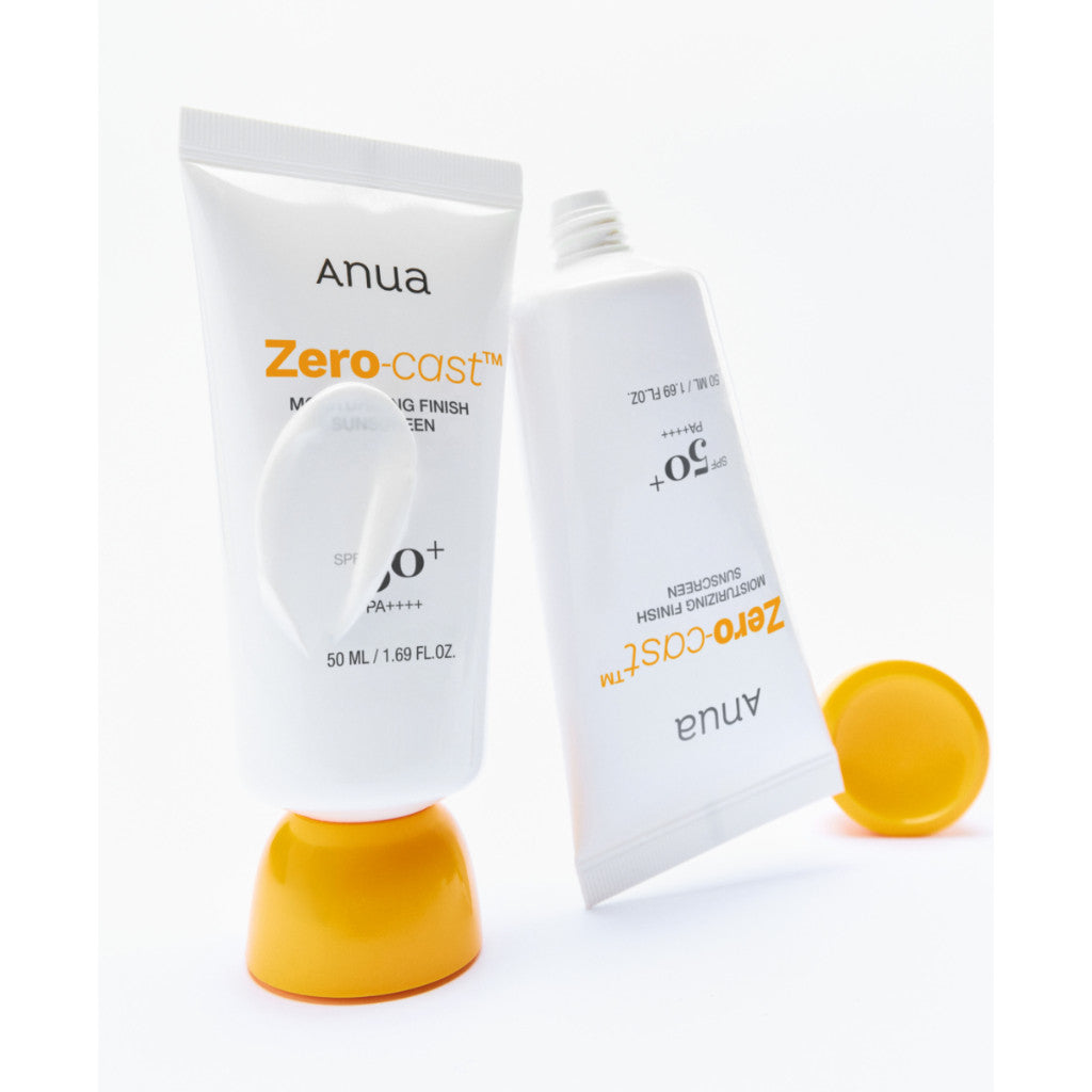 ANUA Zero Cast Moisturizing Finish Sunscreen 50ml SPF50+ PA++++