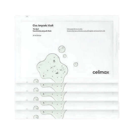 CELIMAX The Real Cica Calming Ampoule Mask 27ml (1 Or 5 Sheets)